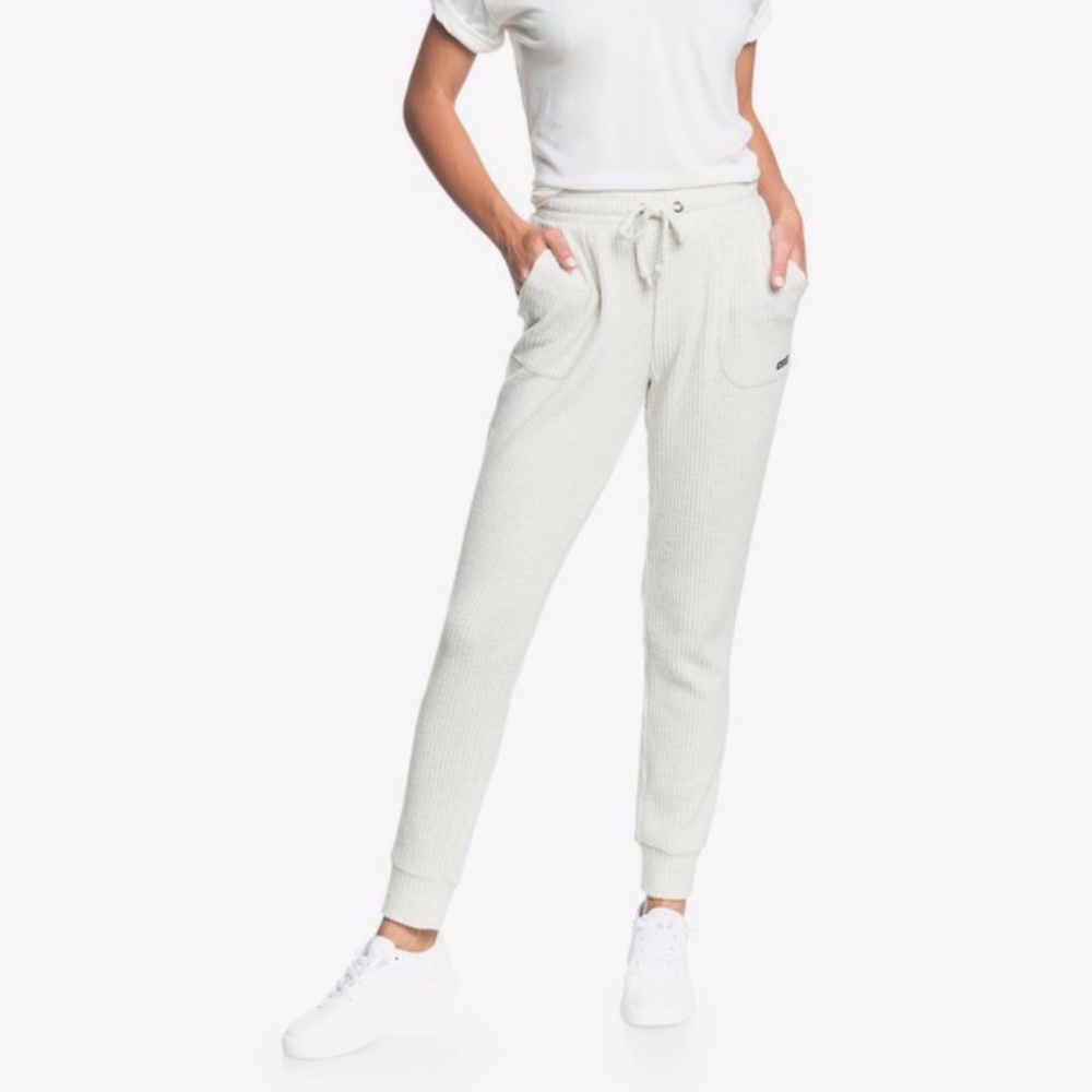 Roxy | NWT Sky Lit Up Waffle Knit Joggers